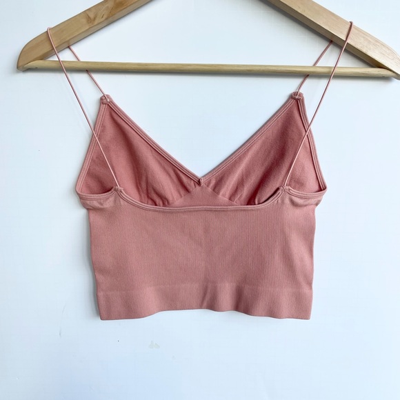 NWOT Free People Ribbed V-Neck Bralette XS/S - Picture 7 of 7